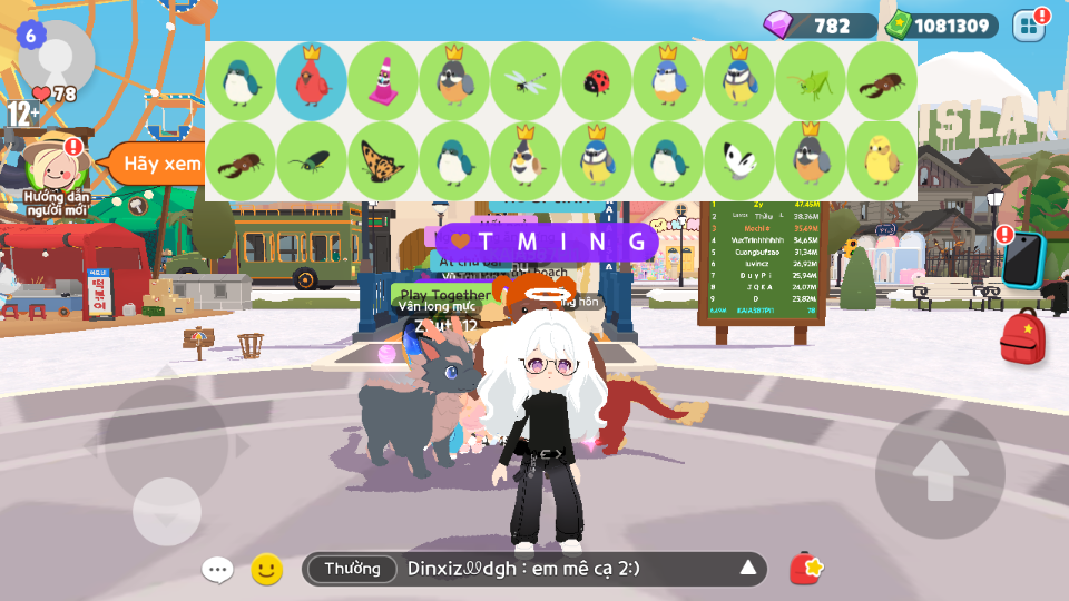 nick zing trắng thông tin