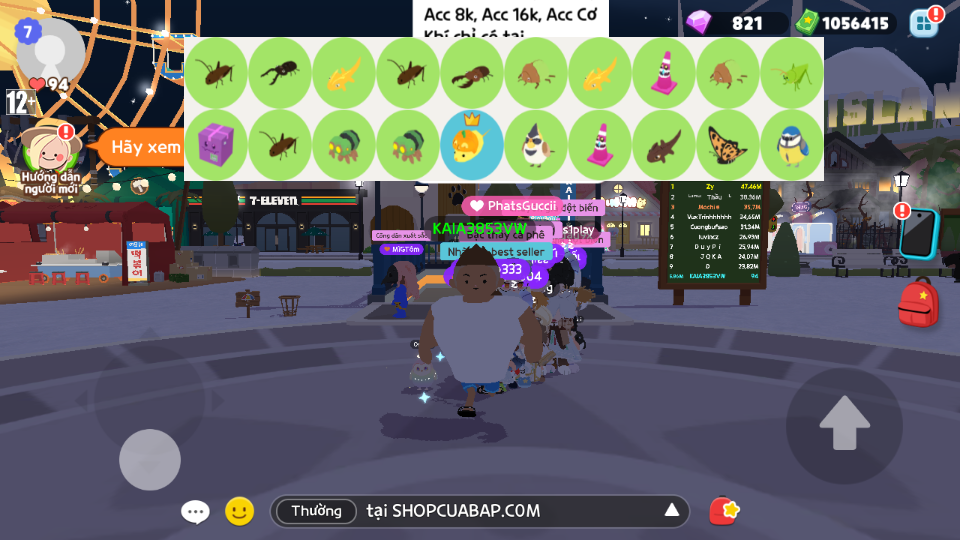 nick zing trắng thông tin