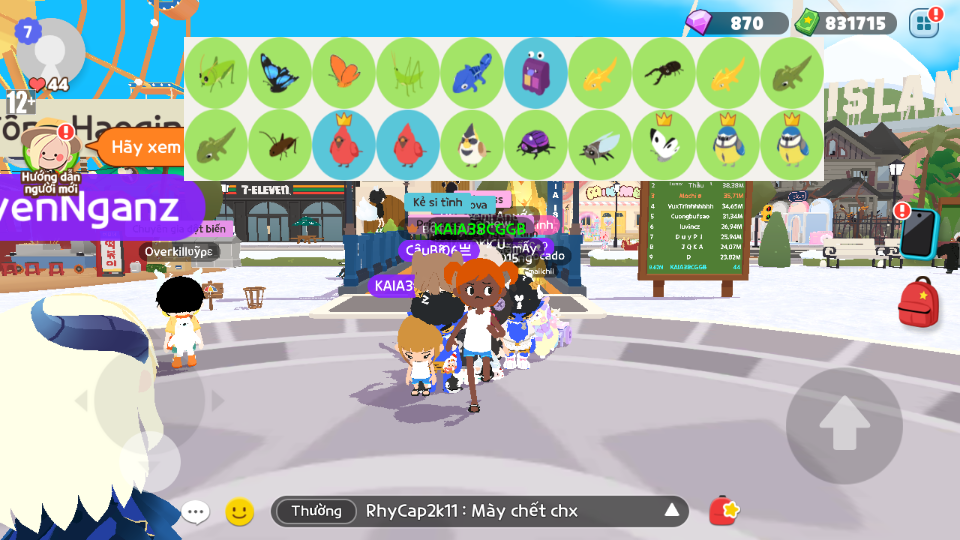 nick zing trắng thông tin