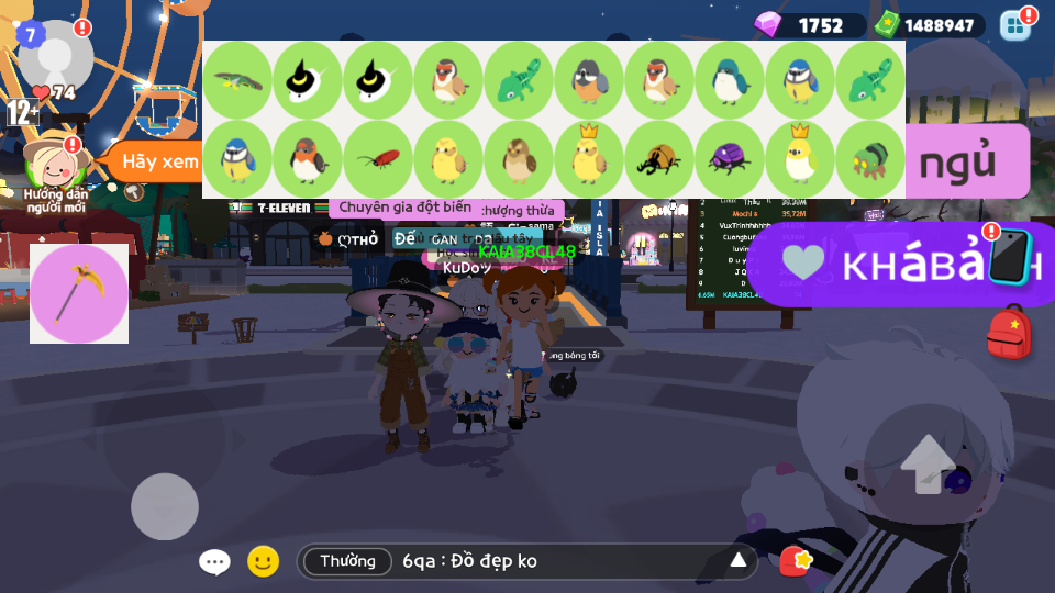 nick zing trắng thông tin