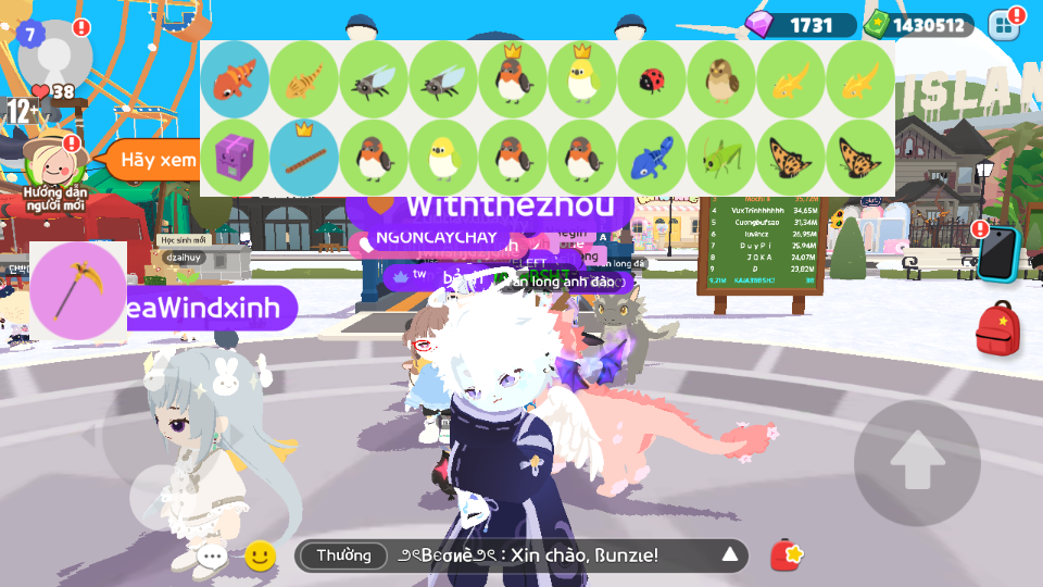 nick zing trắng thông tin