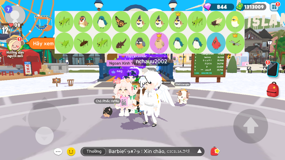 nick zing trắng thông tin