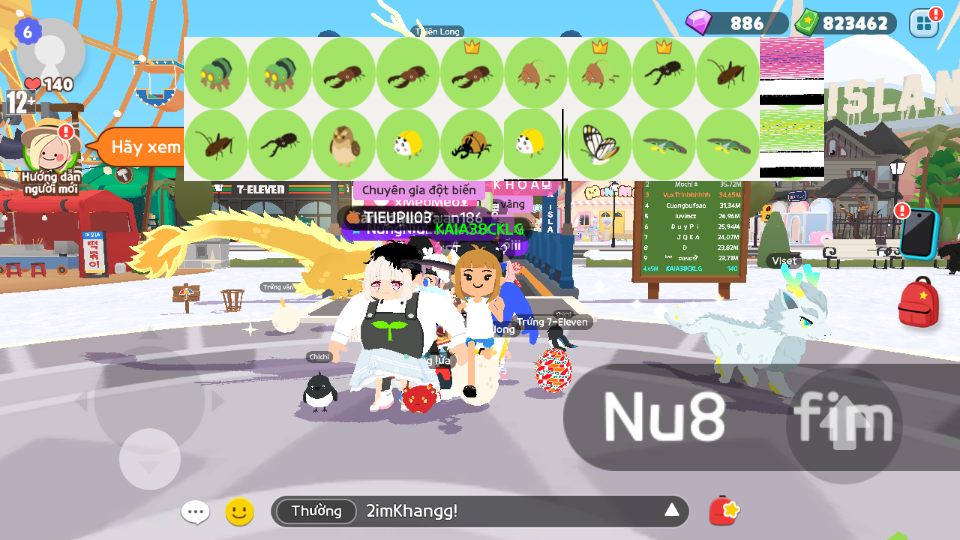 nick zing trắng thông tin