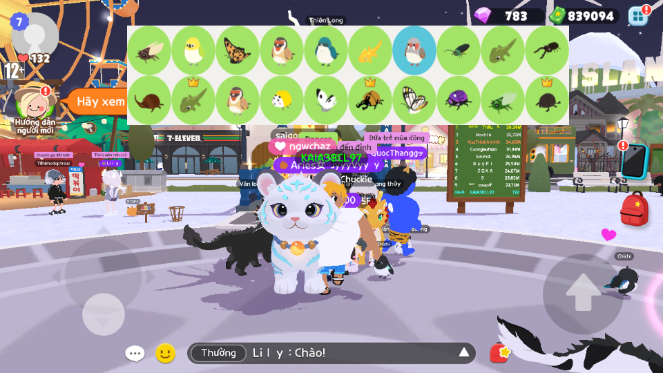 nick zing trắng thông tin