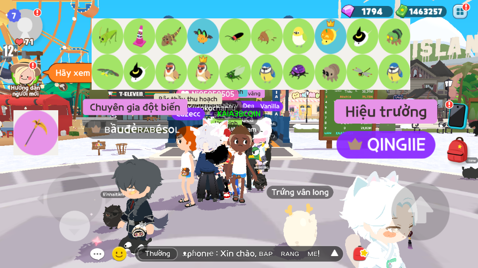 nick zing trắng thông tin