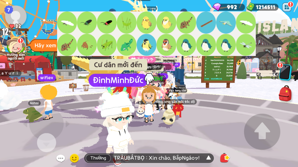 nick zing trắng thông tin