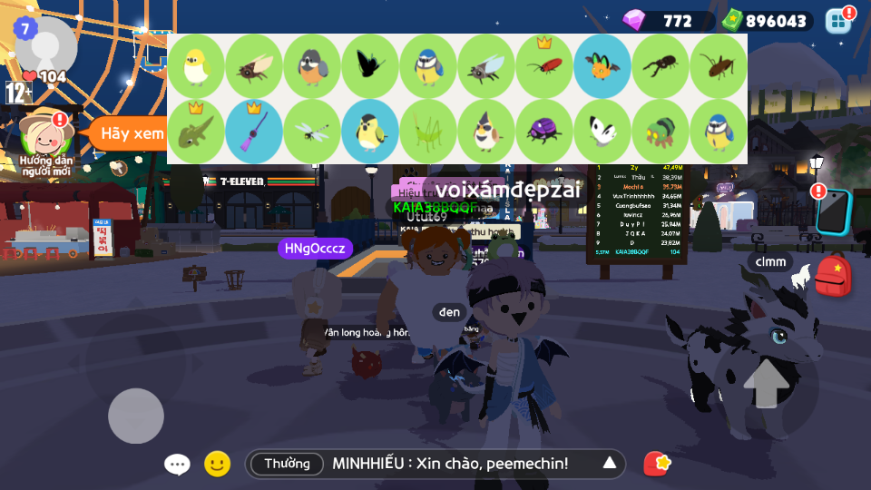 nick zing trắng thông tin