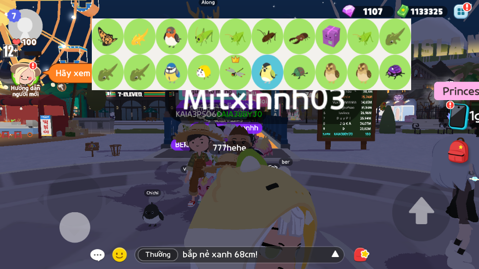 nick zing trắng thông tin