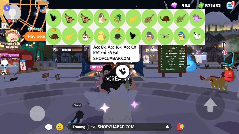 nick zing trắng thông tin