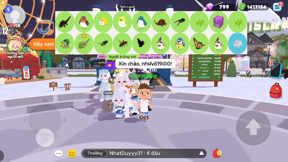 nick zing trắng thông tin