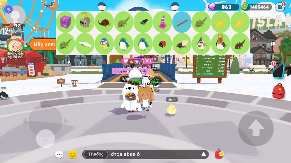 nick zing trắng thông tin