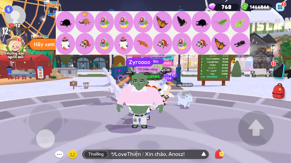 nick zing trắng thông tin