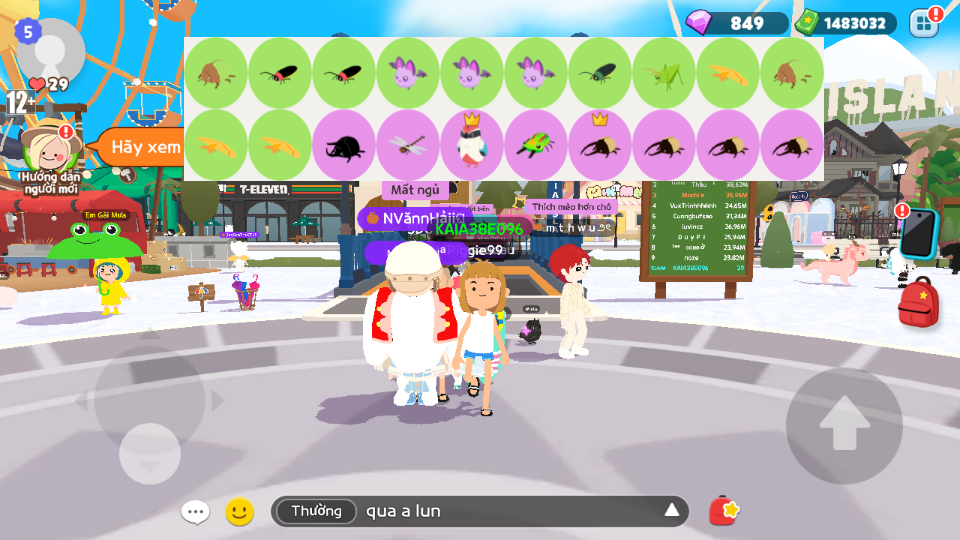 nick zing trắng thông tin