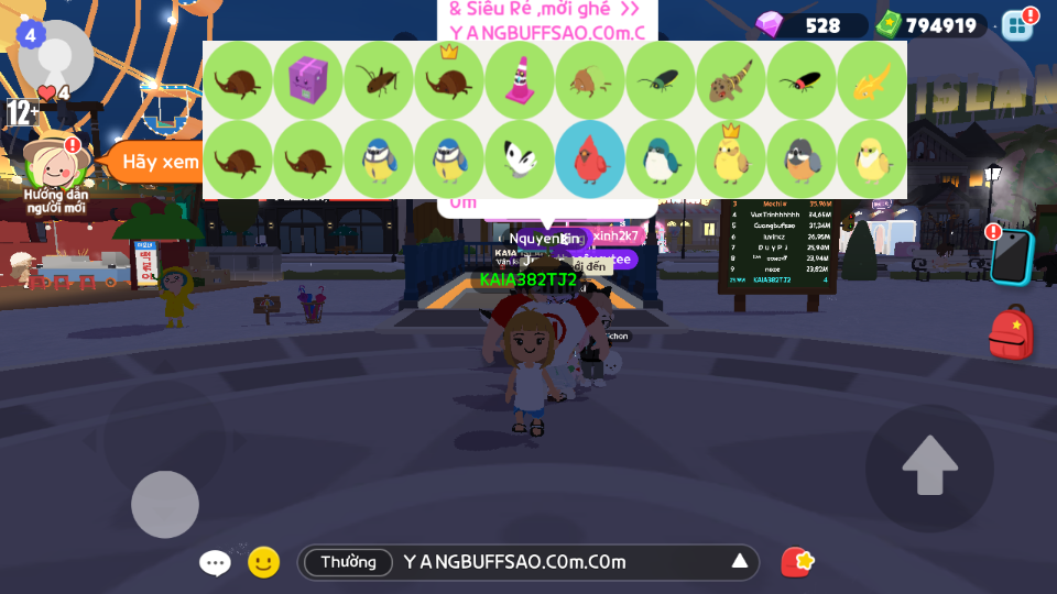 nick zing trắng thông tin