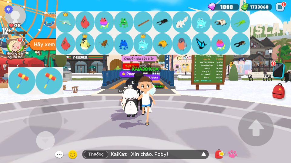 nick zing trắng thông tin