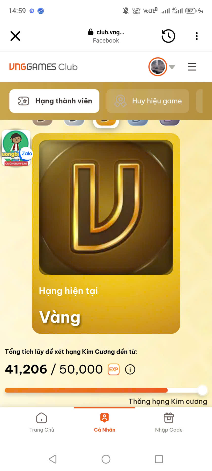 Tài khoản đăng nhập Zing thông tin chính chủ, bao back vĩnh viễn. Inbox Admin để được đổi thông tin.
